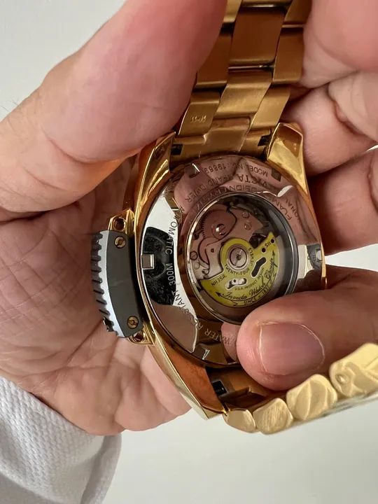 Relógio Invicta Pro Diver Automático Dourado - Foto 2