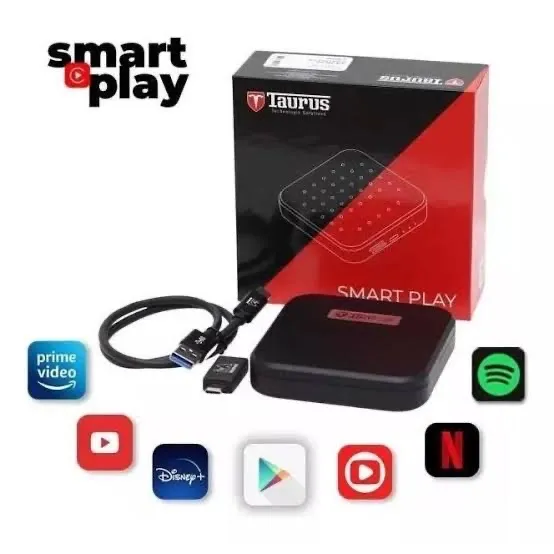 Smartplay Uppertch Streaming Box Automotivo Sistema Carplay