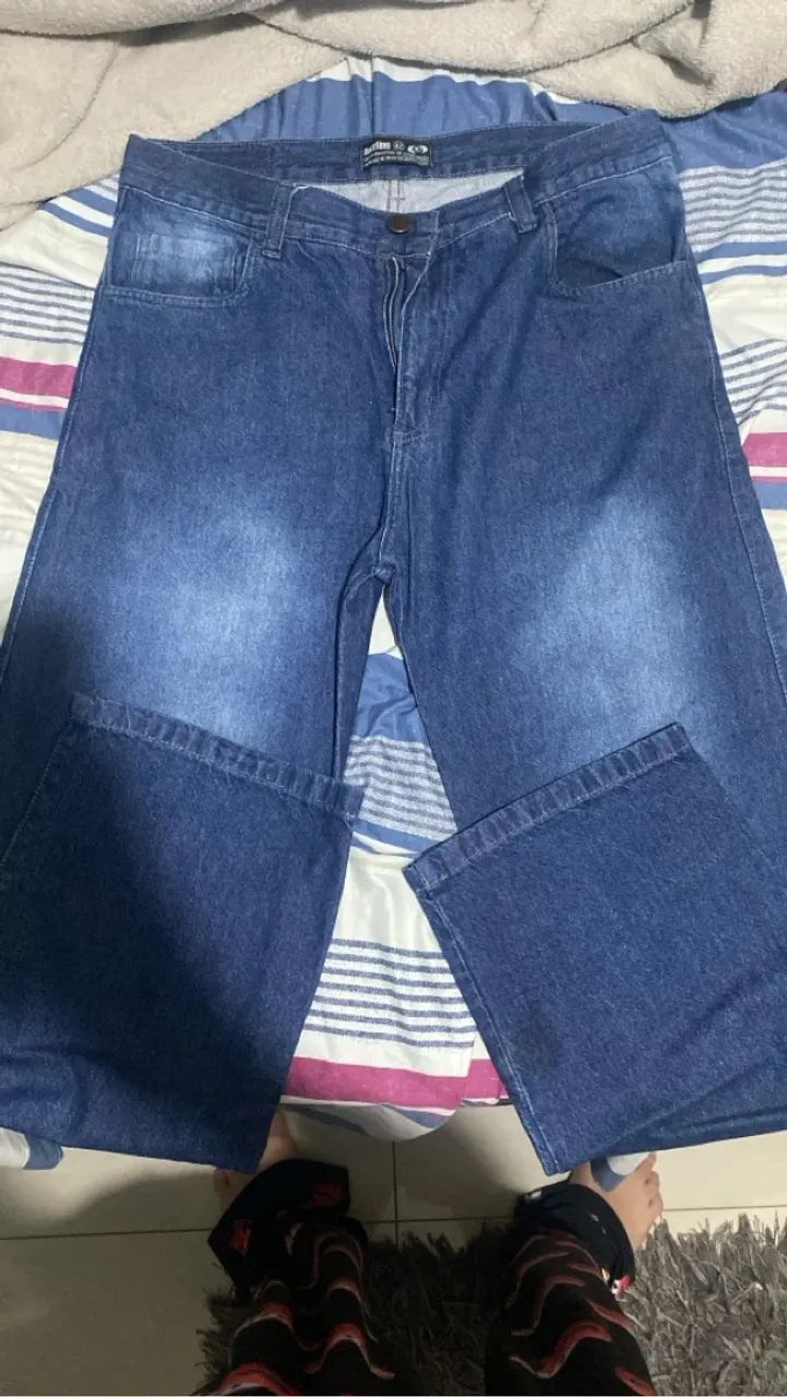 Calça Jeans Azul escuro - dazzling