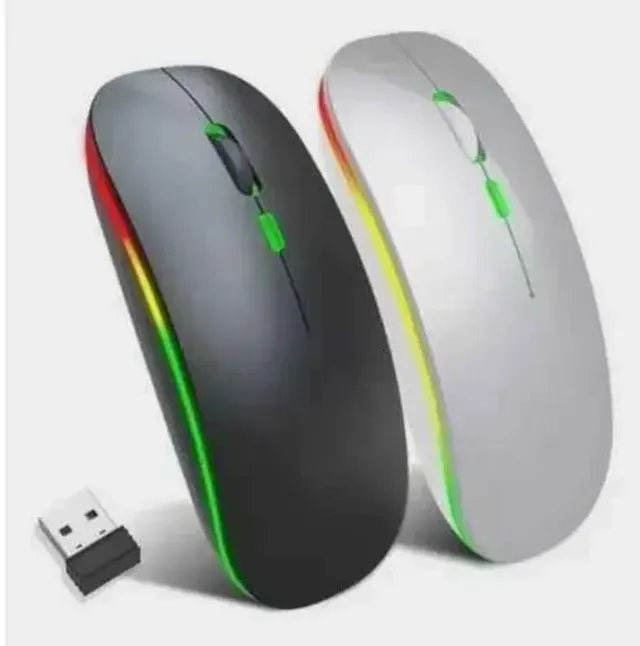 Mouse sem fio Bluetooth recarregável