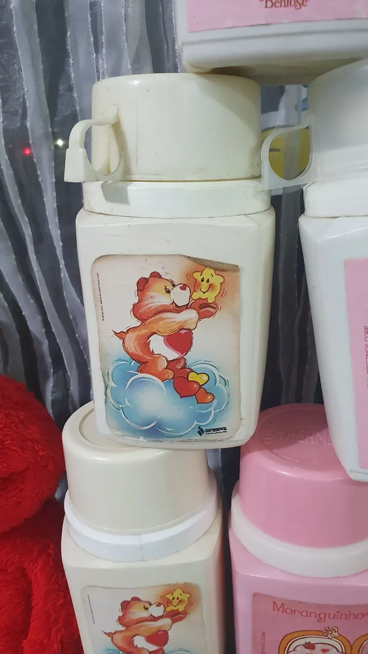 Garrafinha ursinhos carinhosos Care Bears Antigos