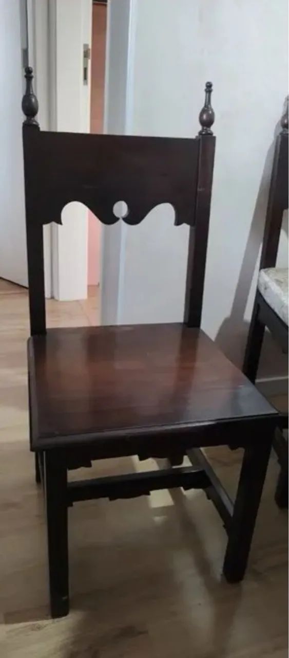 Conjunto de 4 Cadeiras de jantar em madeira 
