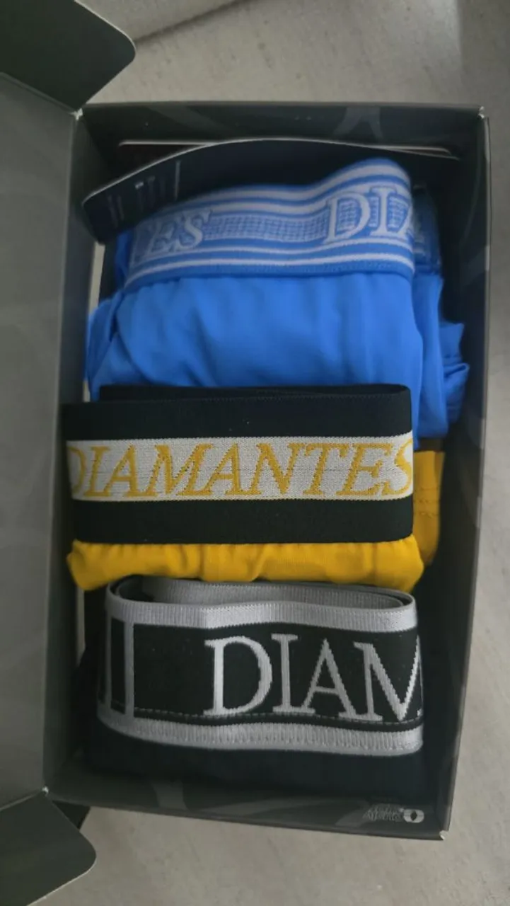 Kit Cuecas Boxer Diamantes