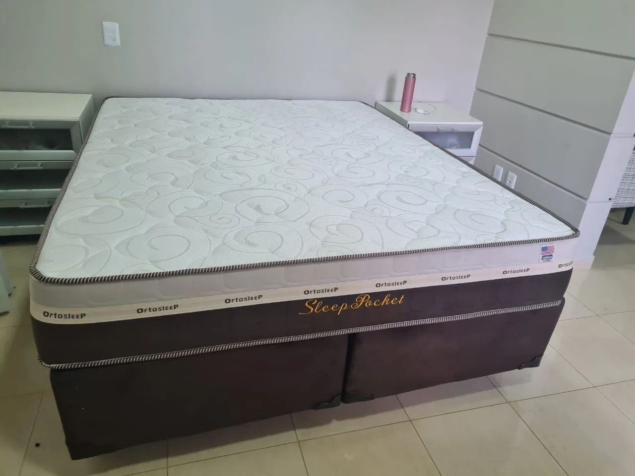 Cama + colchão king , Direto da fabrica - Foto 3