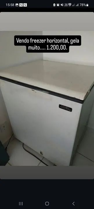 Freezer Horizontal - Gela Muito!