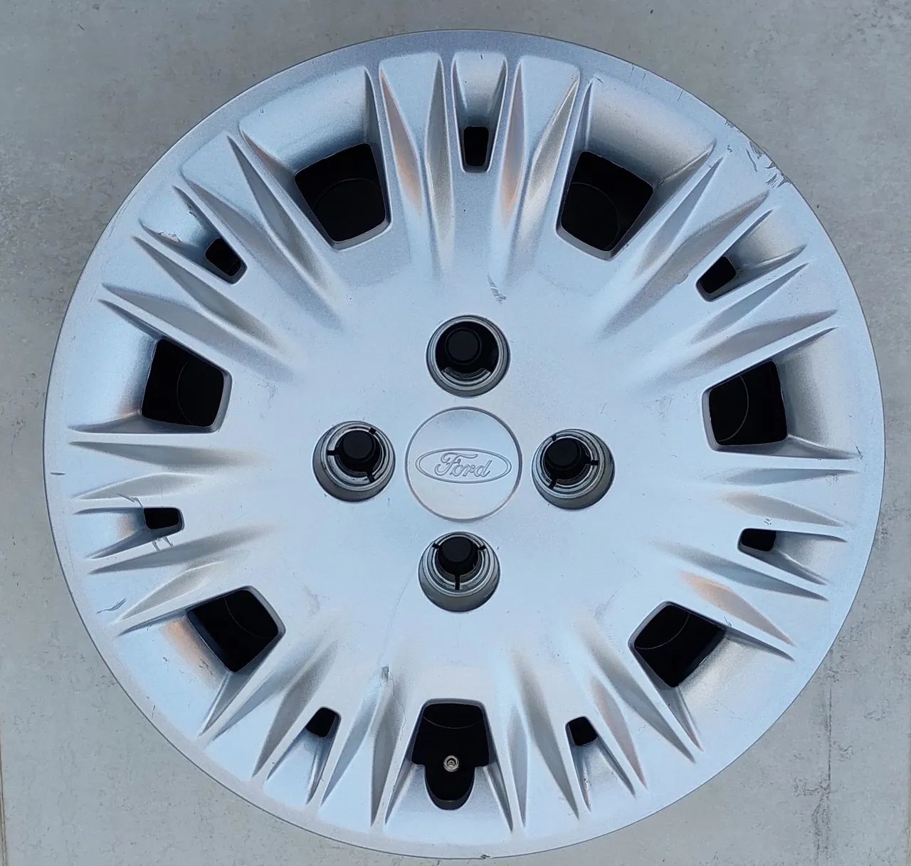 JOGO RODAS FERRO ARO 15 ORIGINAL FORD - Foto 7