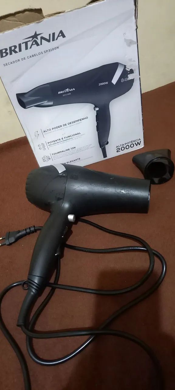 Secador de cabelo profissional 3 temperaturas  - Foto 4