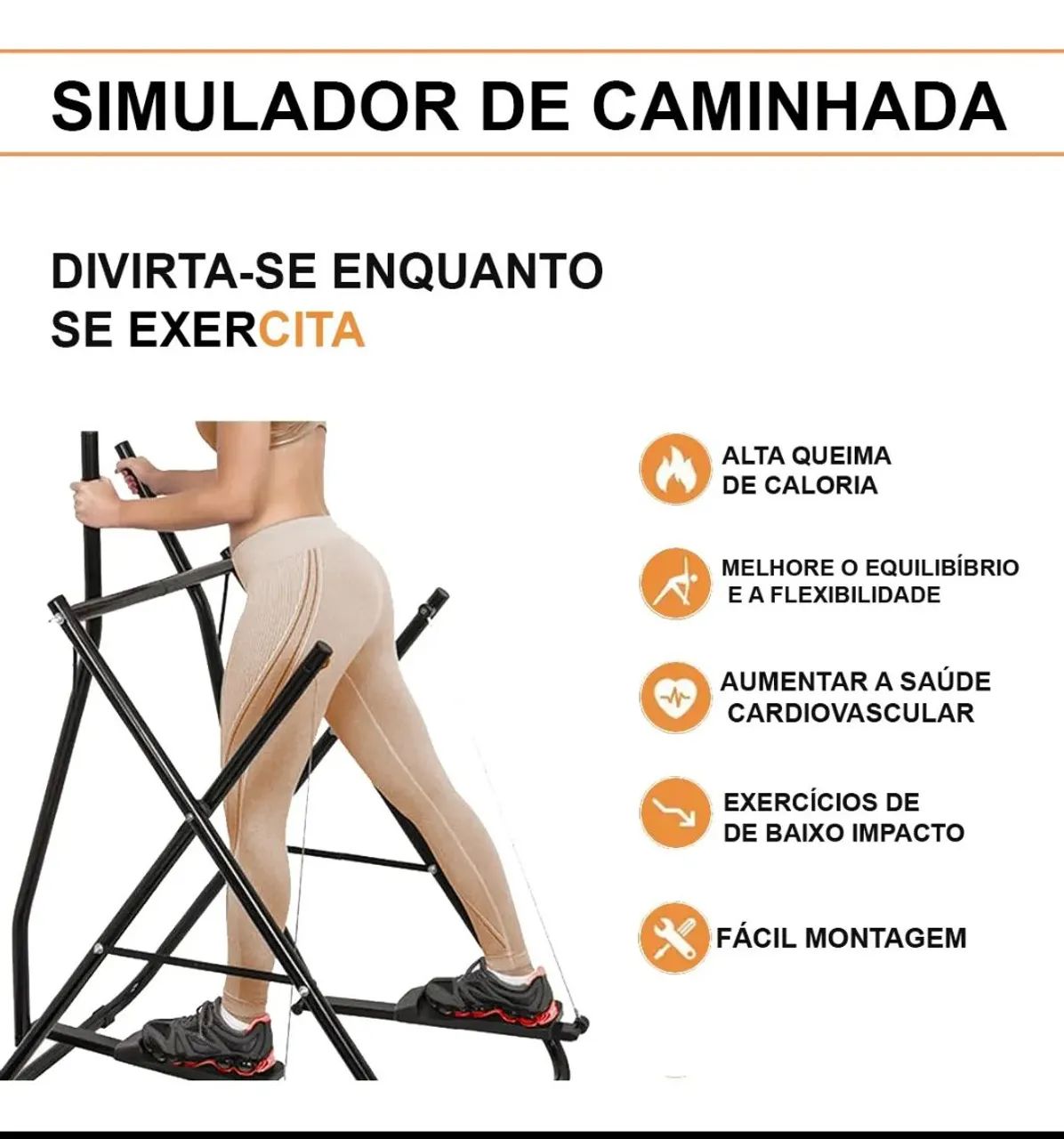 Simulador de Caminhada Elíptico  - Foto 4