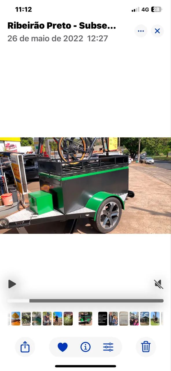 Baixou preço . Carretinha baú para bicicletas , carga e camping - Foto 6