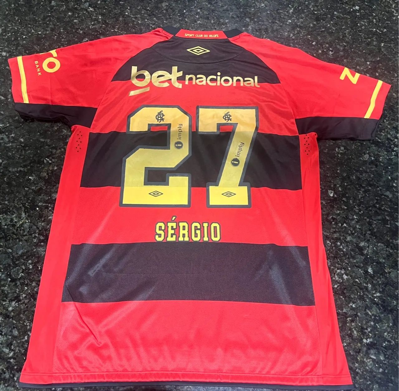 Camisa Sport de Jogo Sérgio Oliveira  - Foto 2