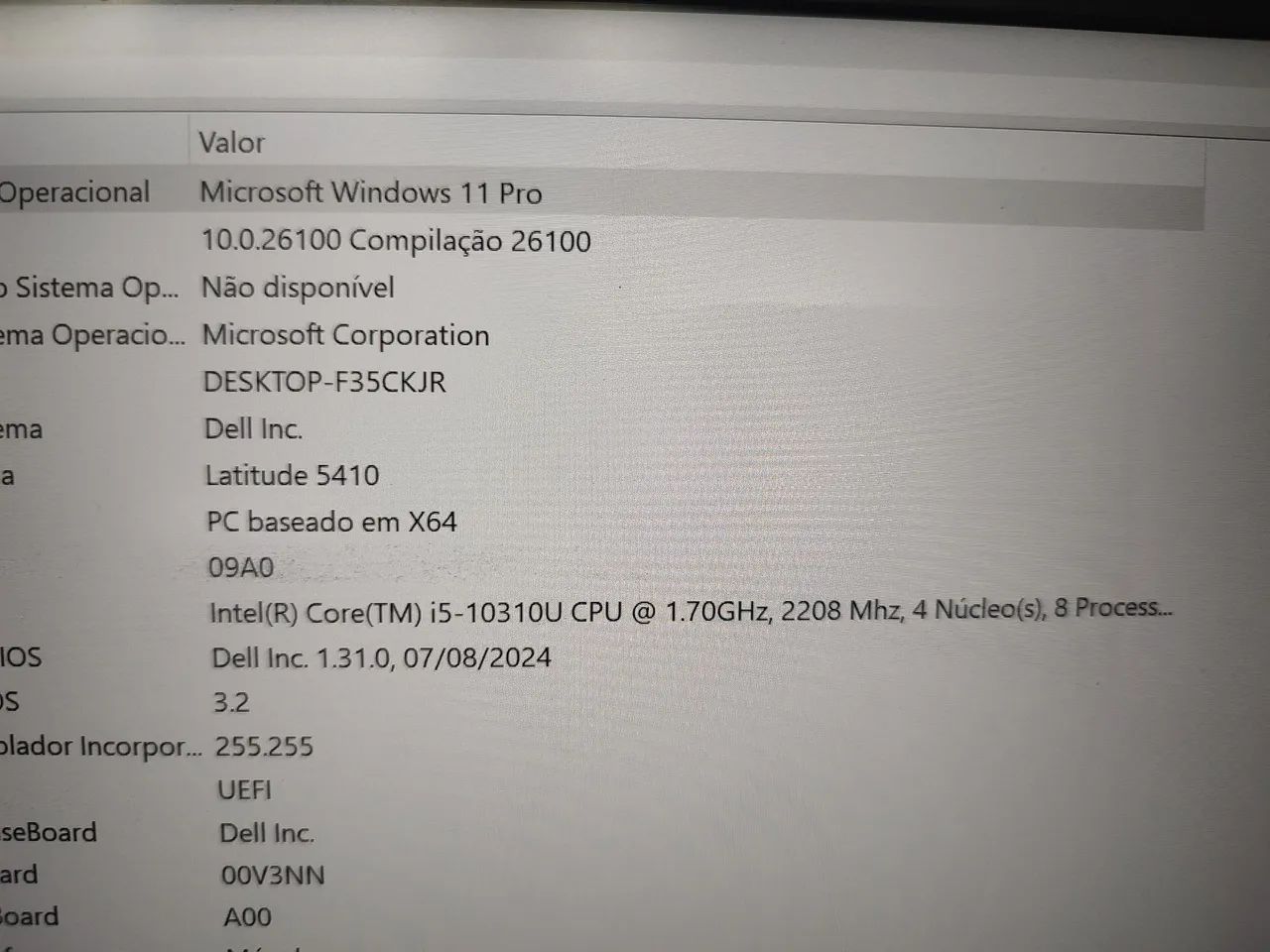 Notebook Dell Latitude 5410 Core i5 Décima Geração 8Gb SSD 256 - Foto 5