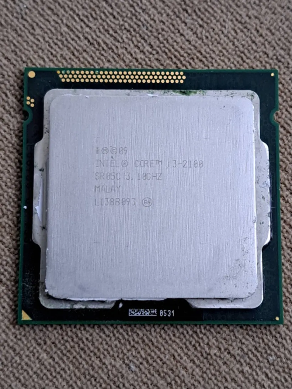 Processador Intel Core I3-2100 3.10GHZ
