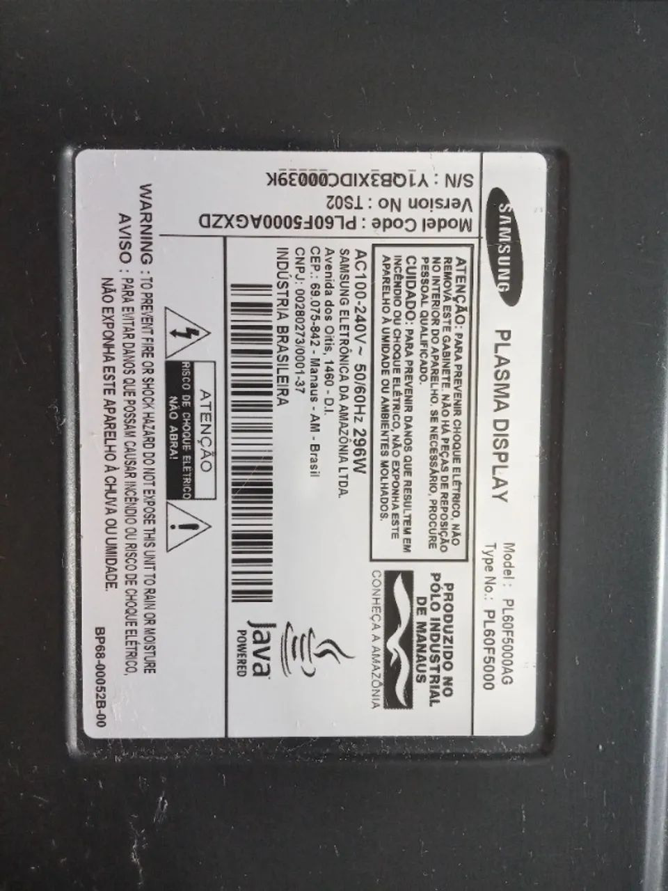 TV 60 Samsung Funcionando retirar zs Interlagos - Foto 5