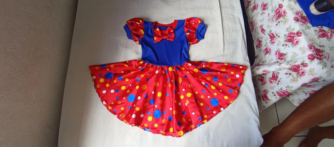 Fantasia infantil palhacinha pra vender logo