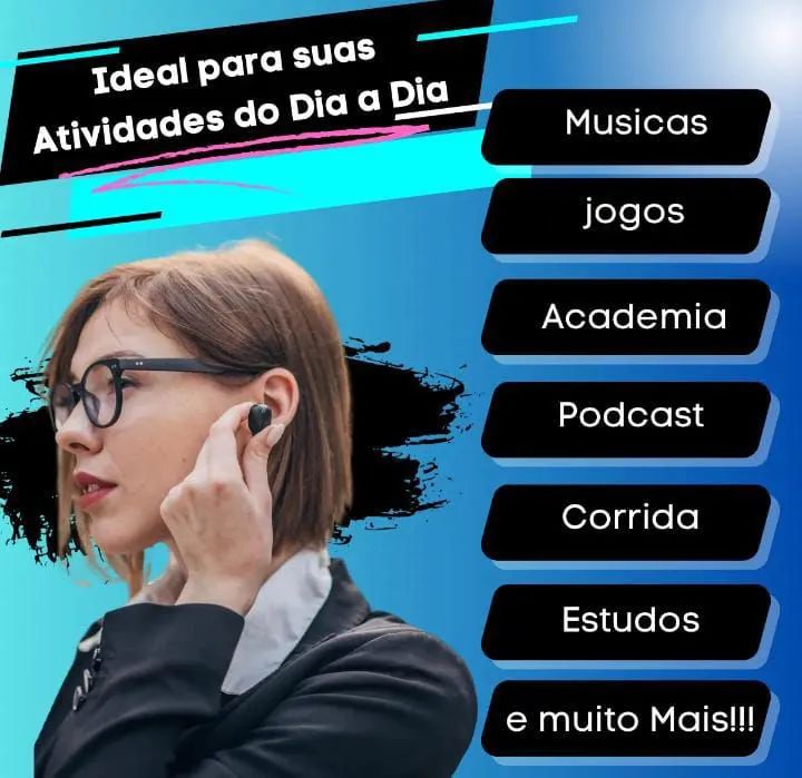 Fone De Ouvido Bluetooth TWS X15 Gamer Estéreo Led - Foto 4