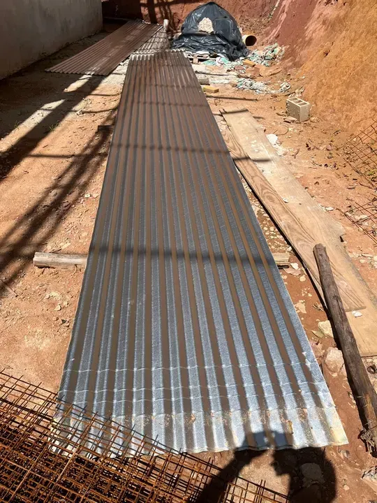  [20% Mais Barato que Loja] Telha Galvalume 7,0 x 1,10m  (aço + alumínio = mais resistente