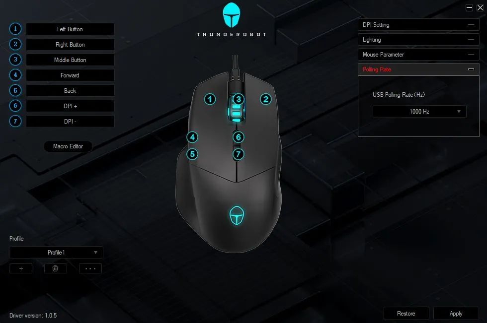 Mouse Thunderobot Mg301 Lacrado! - Foto 4