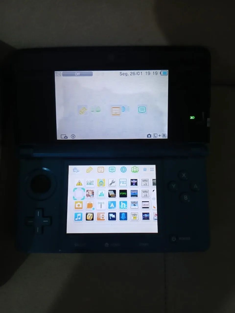 Nintendo 3ds old completo na caixa des.bl.o.q.u.e.ado - Foto 6