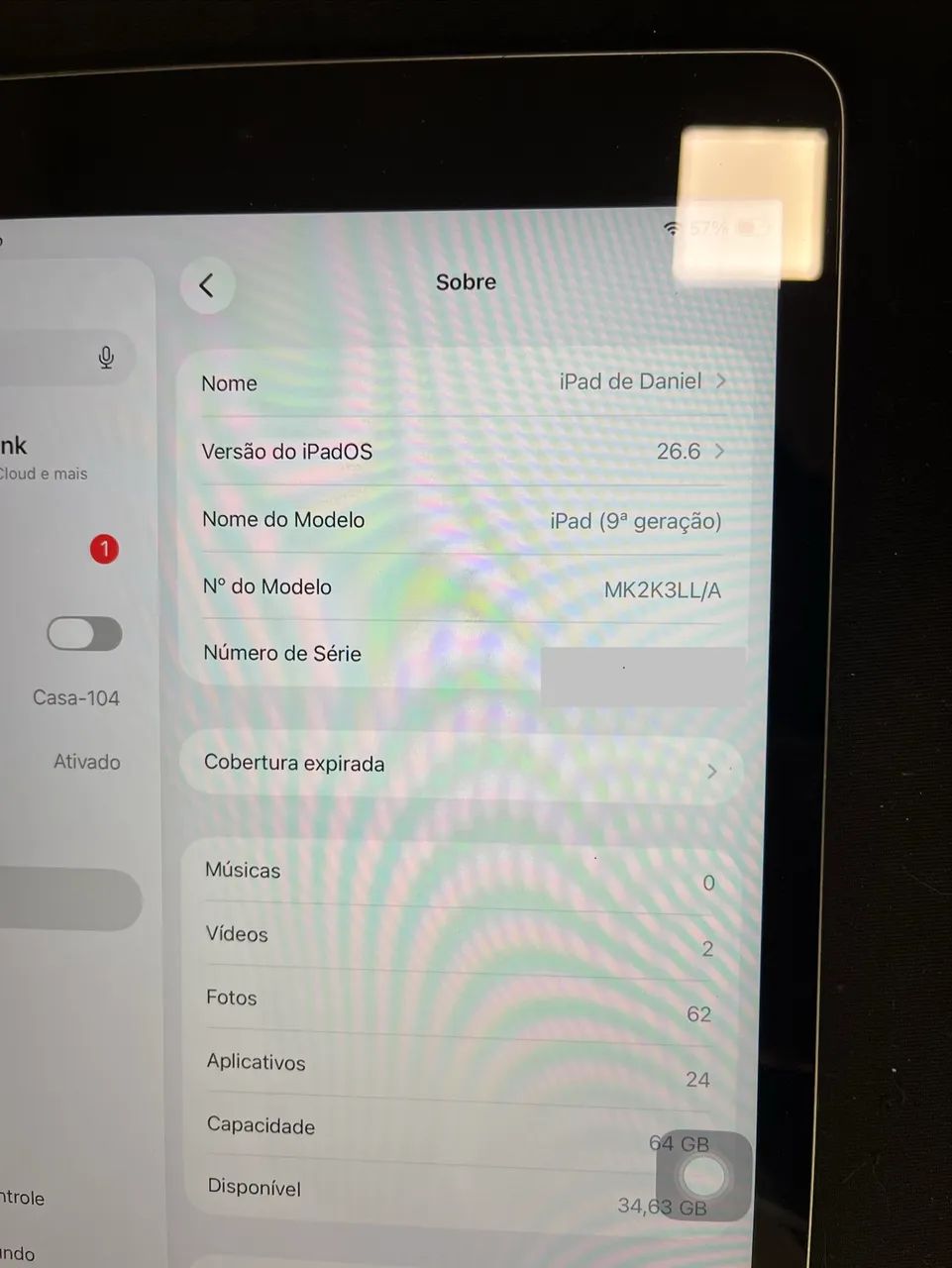 iPad 9ª geração 64GB muito novo - Foto 2