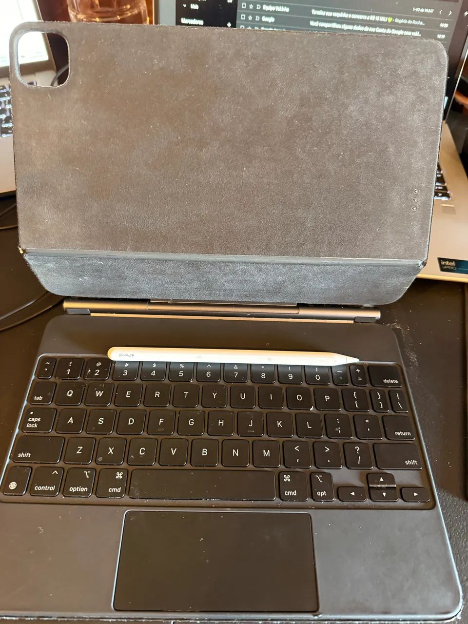 iPad Pro 11 M2 4th Generation com Capa Teclado e caneta Apple originais - Foto 4