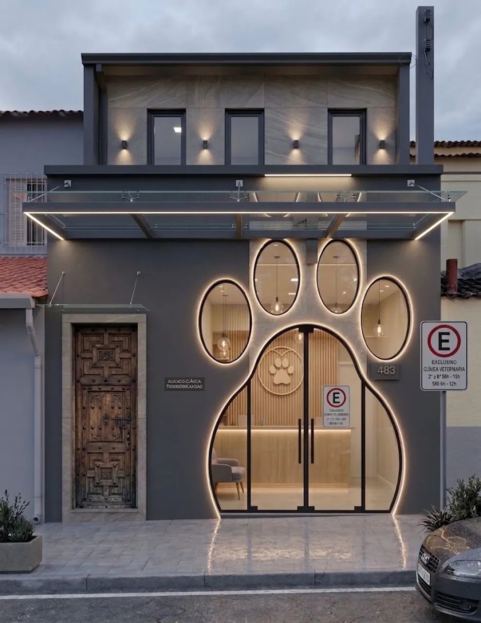 Sala para veterinária 