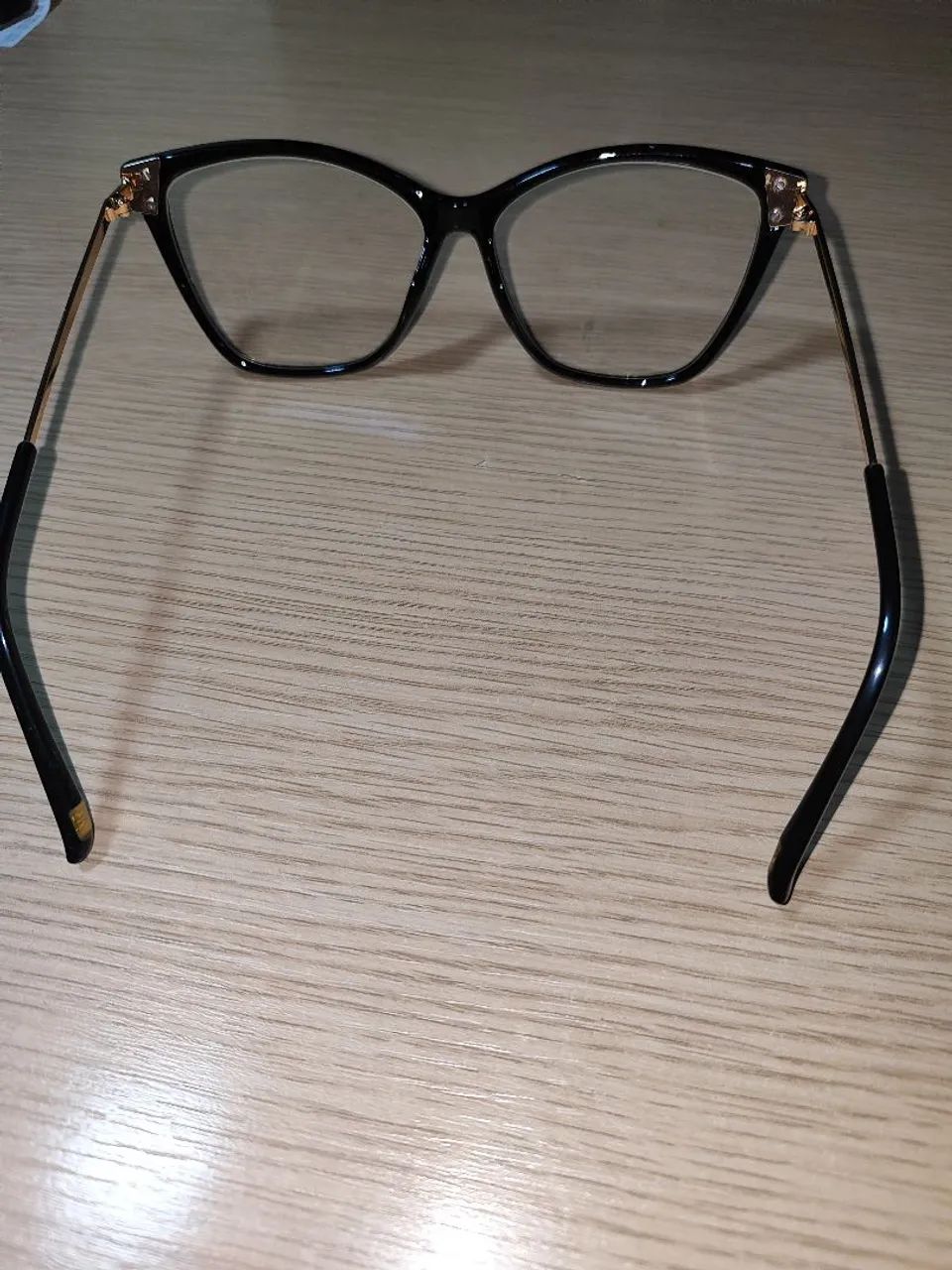 Óculos  -  Morena Rosa - preto e dourado  - Foto 4