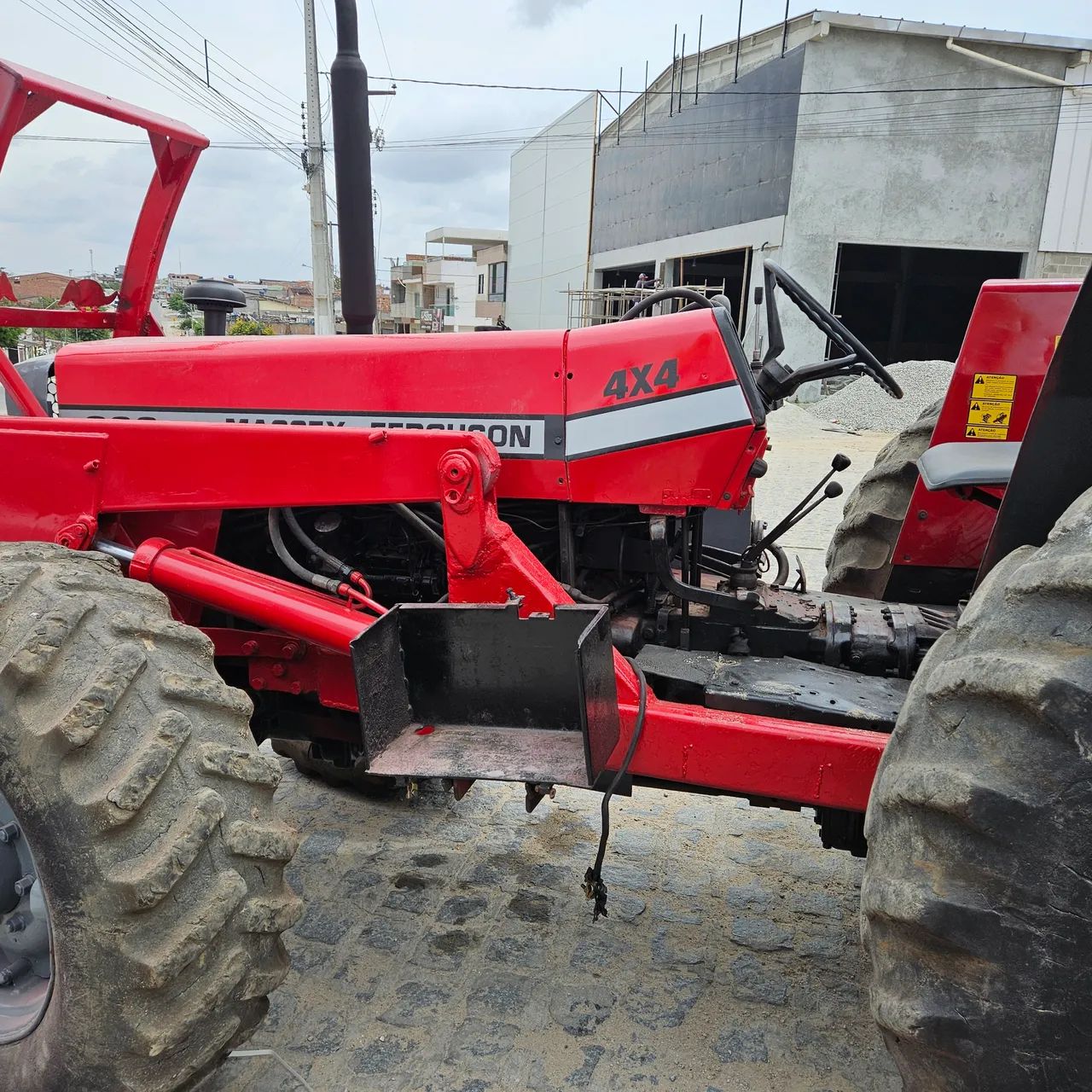 trator massey ferguson 290 4x4 ano 92 - Foto 4