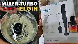 Mixer Power Inox Elgin 3 Em 1 Mistura Tritura Bate 600w 127v Lacrado