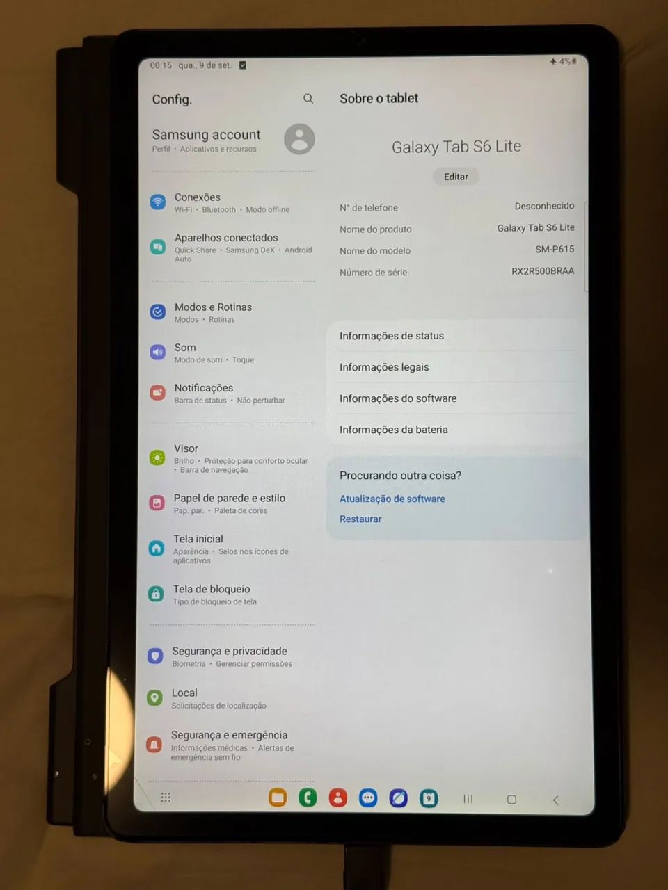 Vendo Galáxia tab S6 lite - Foto 2