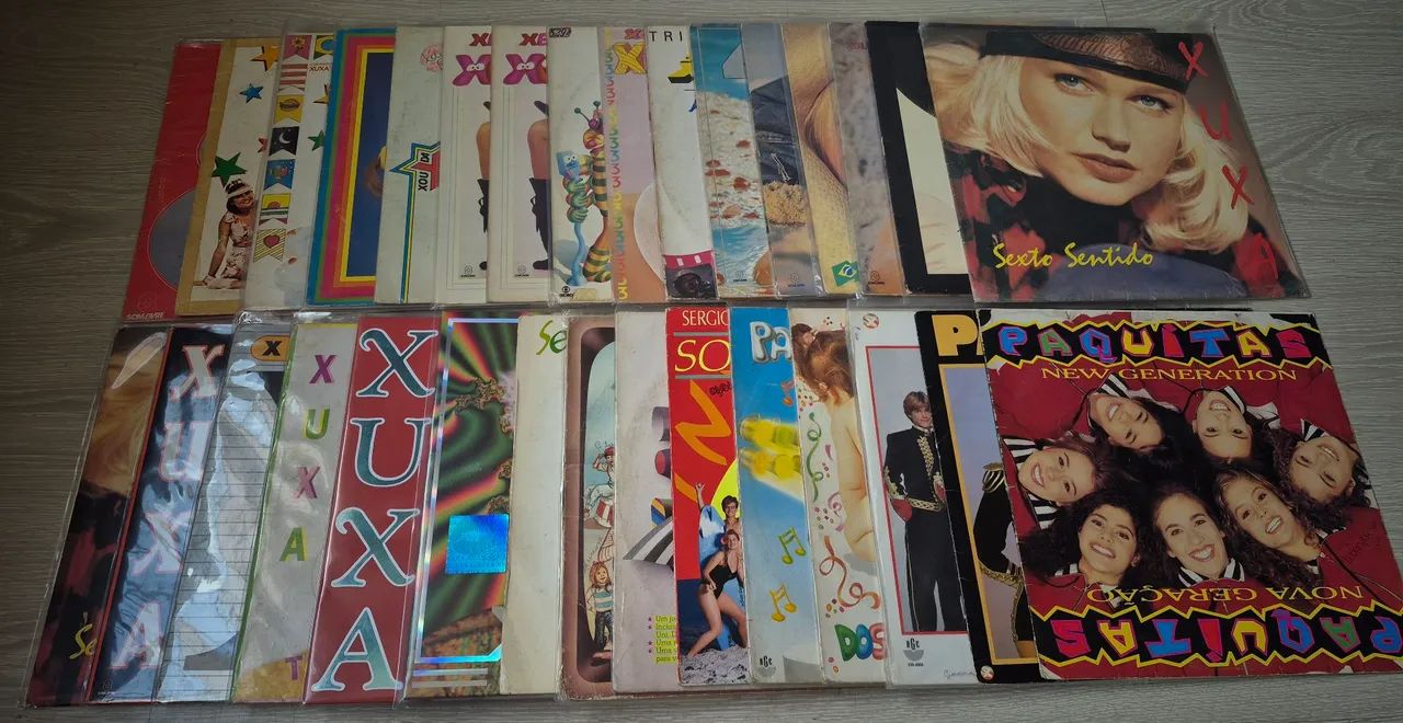 Xuxa - coleção de LPS (33 discos)