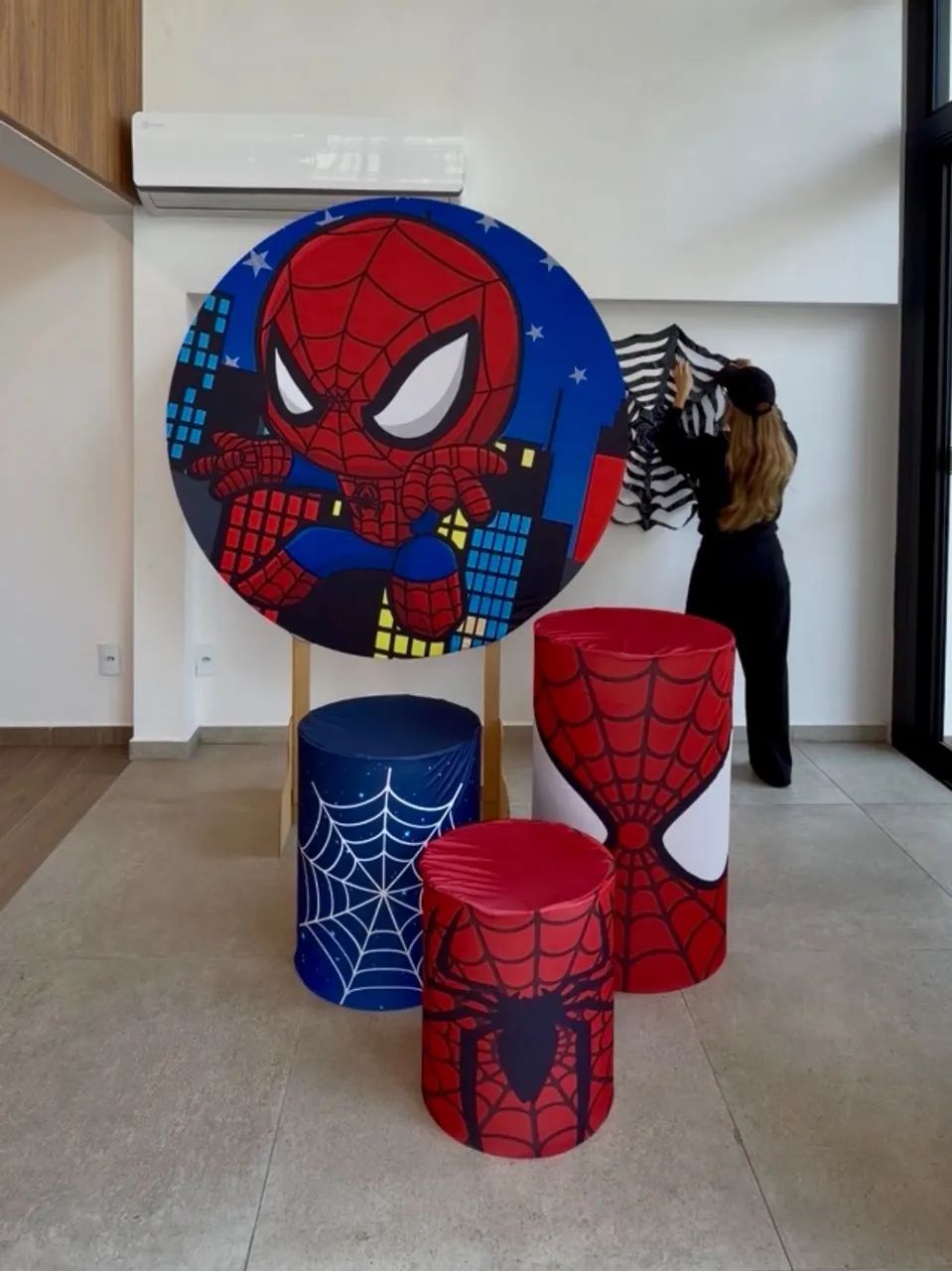 kit festa homem aranha