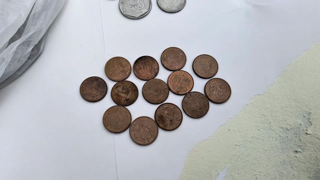 Lote de moedas antigas vintage vários modelos  - Foto 3