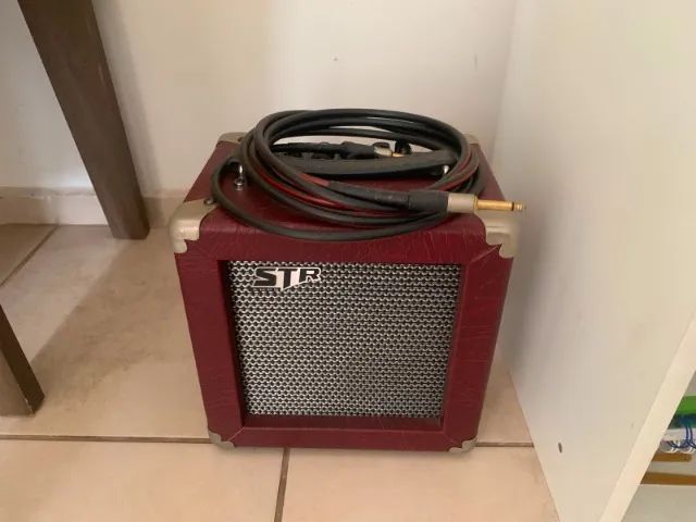 Guitarra com amplificador + bag e cabos