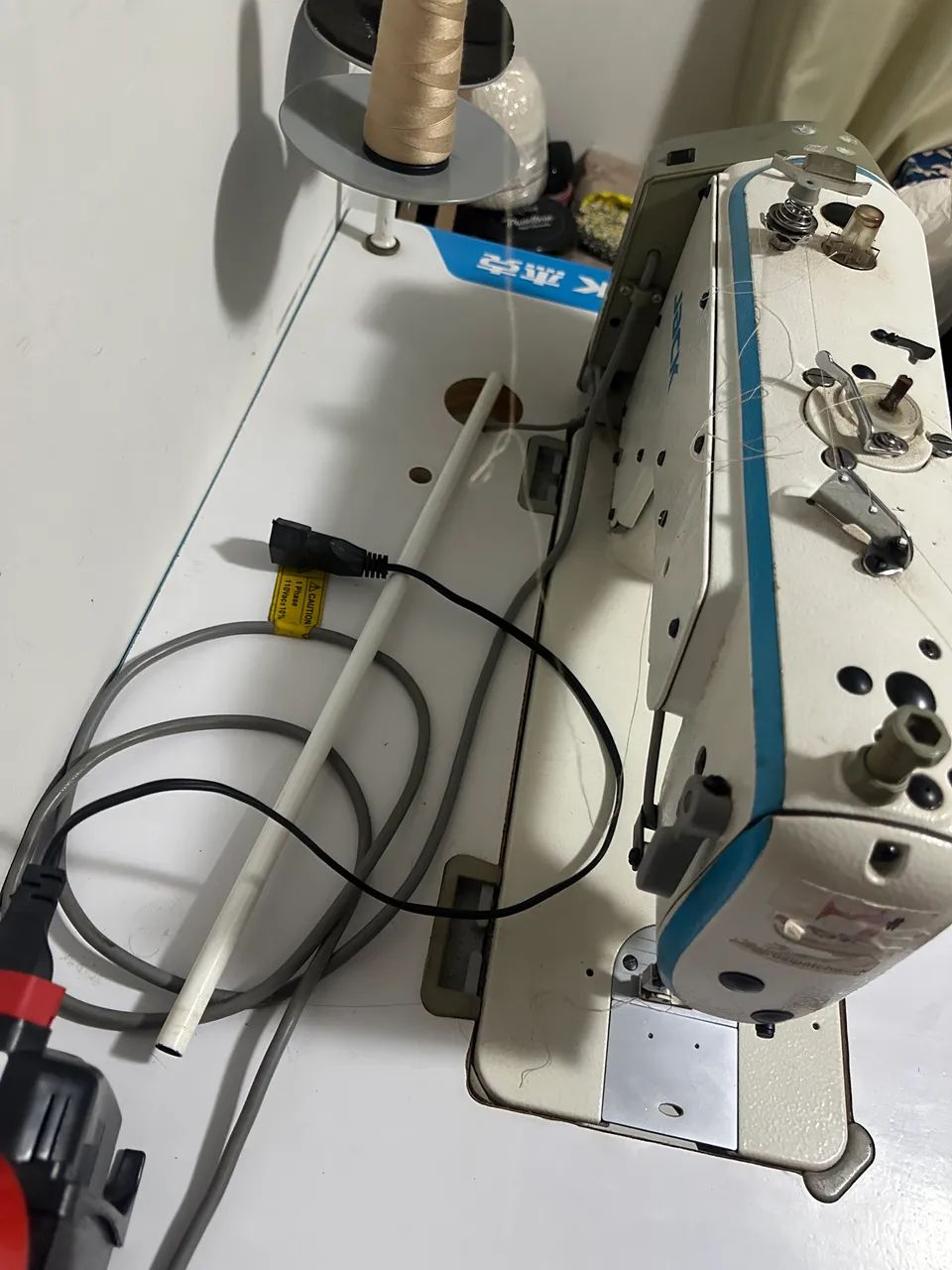 Máquina de costura industrial reta jackf4 - Foto 4