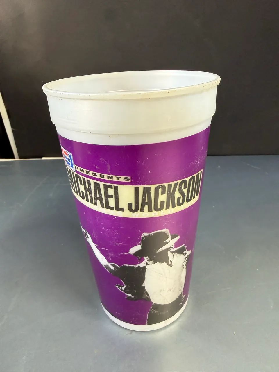 Michael Jackson PEPSI ドリンクボトル カップ 非売品 Copo plástico colecionável Michael Jackson Pepsi Dangerous World