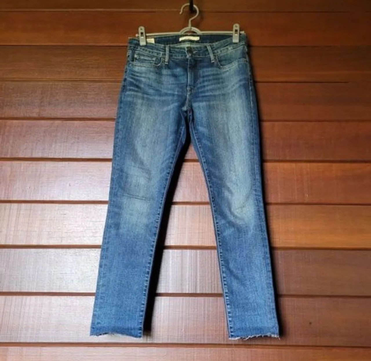 Calça Jeans Levi's Original - Corte Slim/Straight - Tam 38 - Foto 2