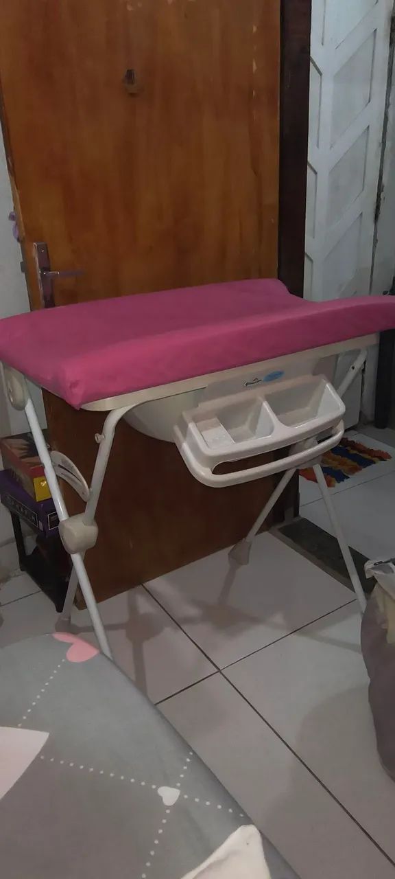 Banheira para bebê  com trocador  - Foto 3