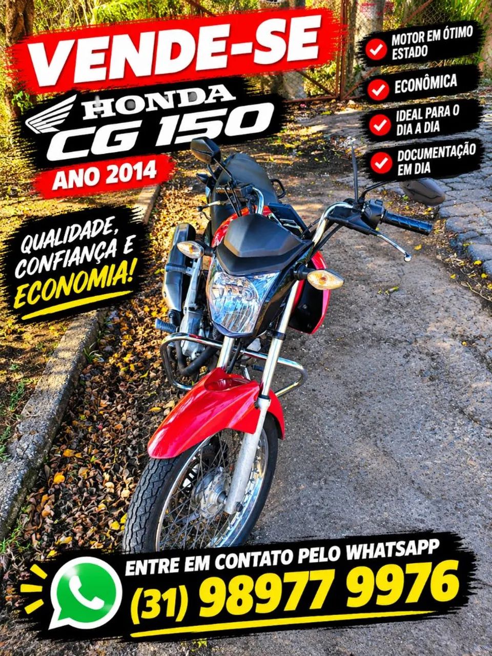 CG 150 em bom estado  - Foto 5