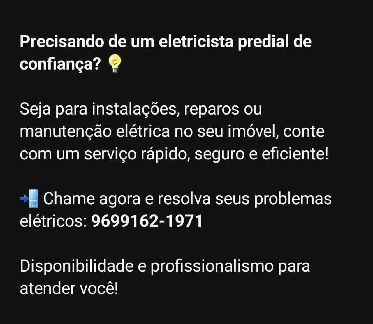 Eletricista predial 