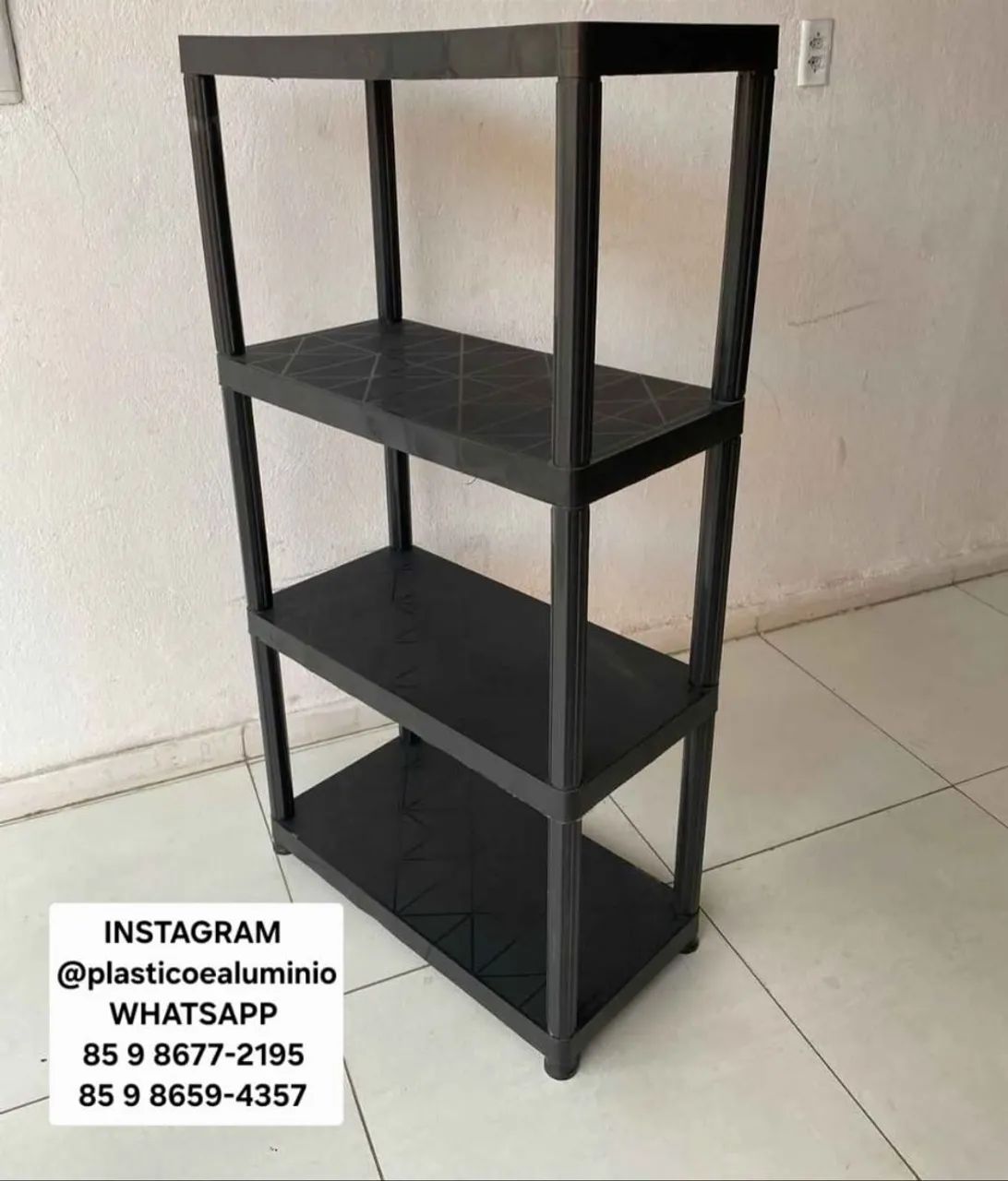Estante multiuso de plástico 