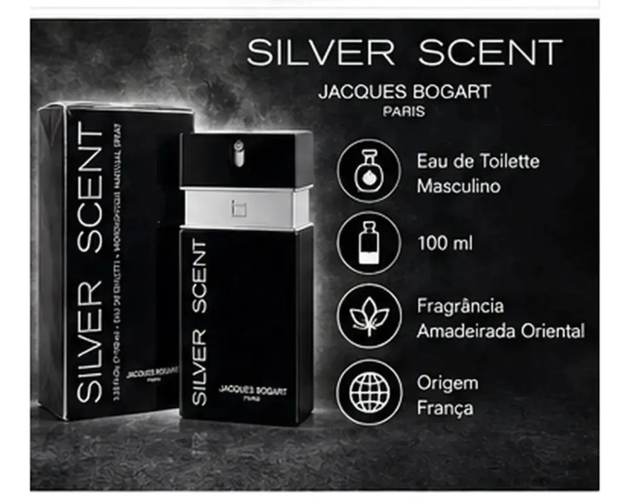 Perfume Jacques Bogart Silver Scent EDT 100ml Original - Foto 3