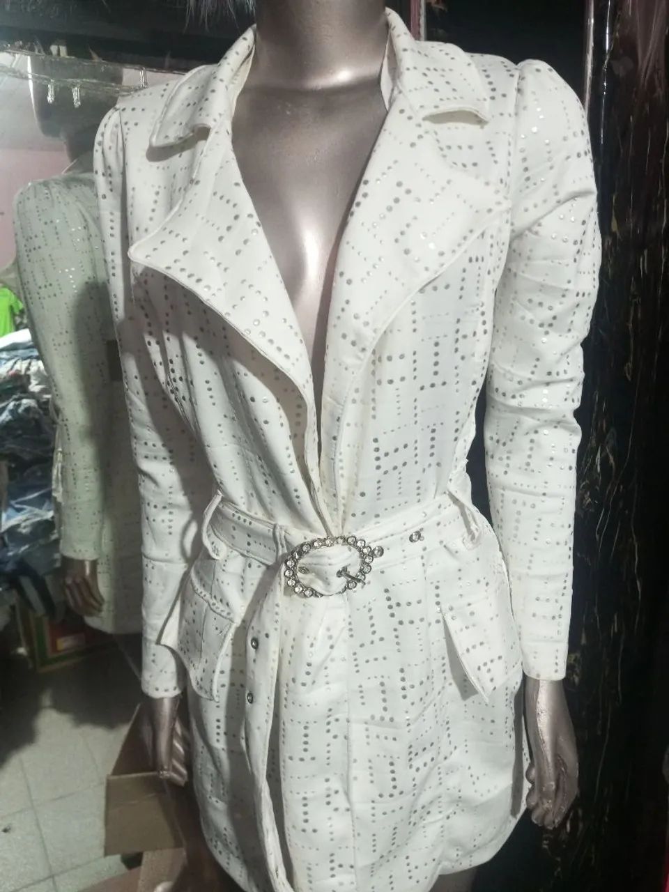 Macacão branco alta performance 