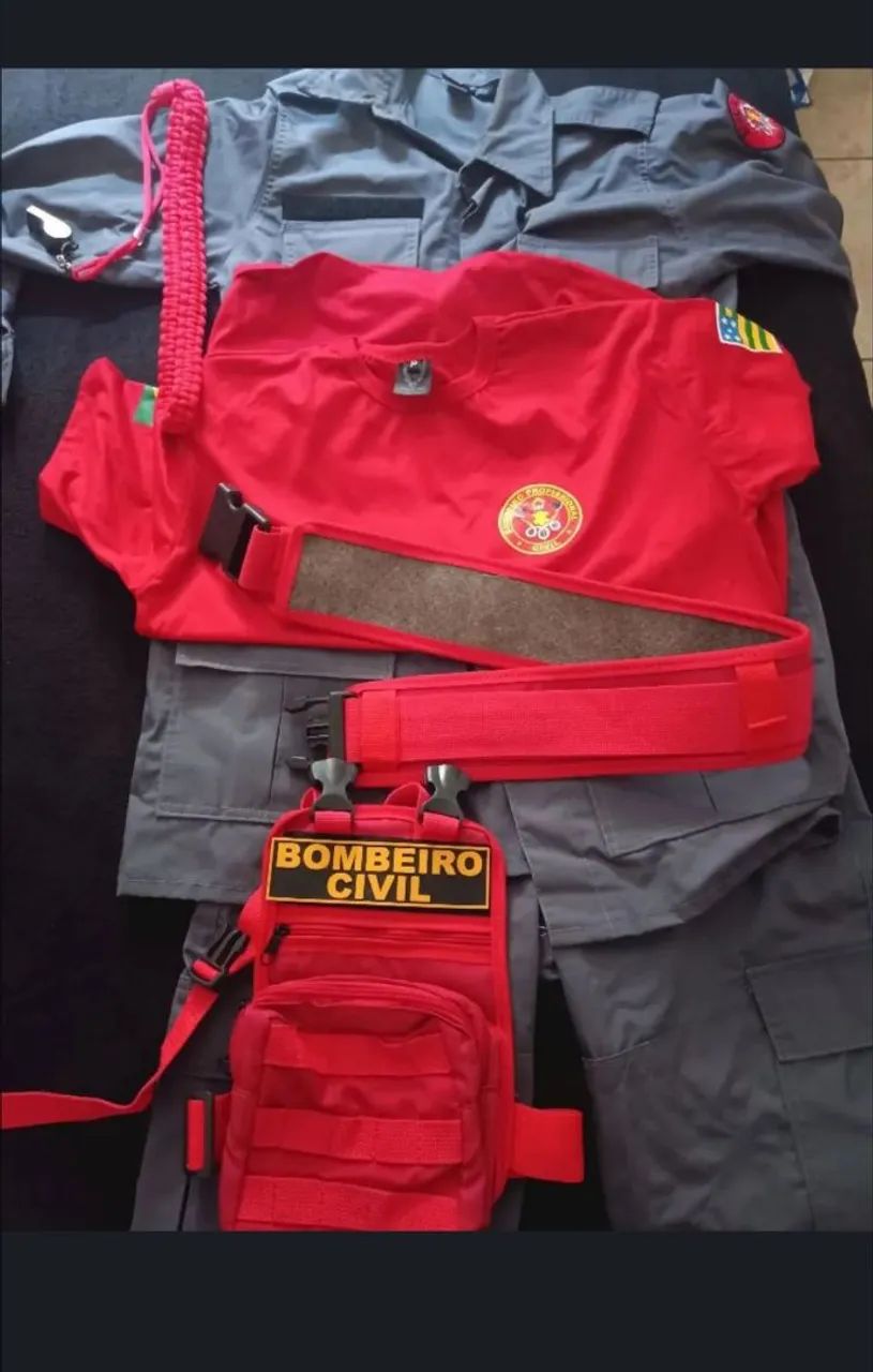 Uniforme bombeiro civil completo 
