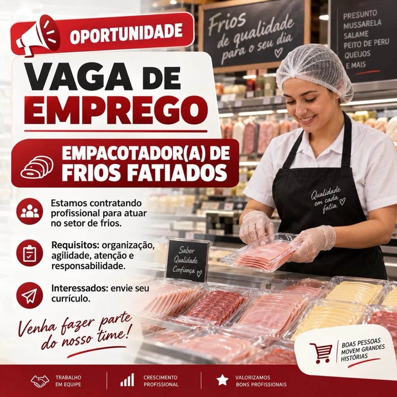 Vagas para empacotador( a) 
