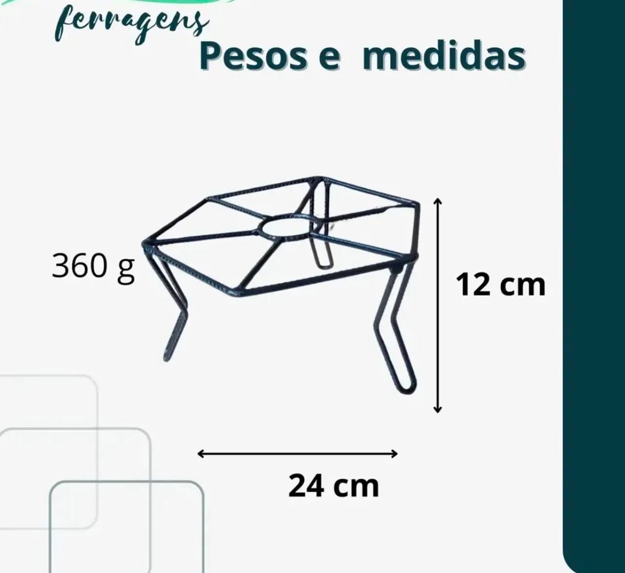 Suporte Tripé De Ferro 2 modelos - Foto 2