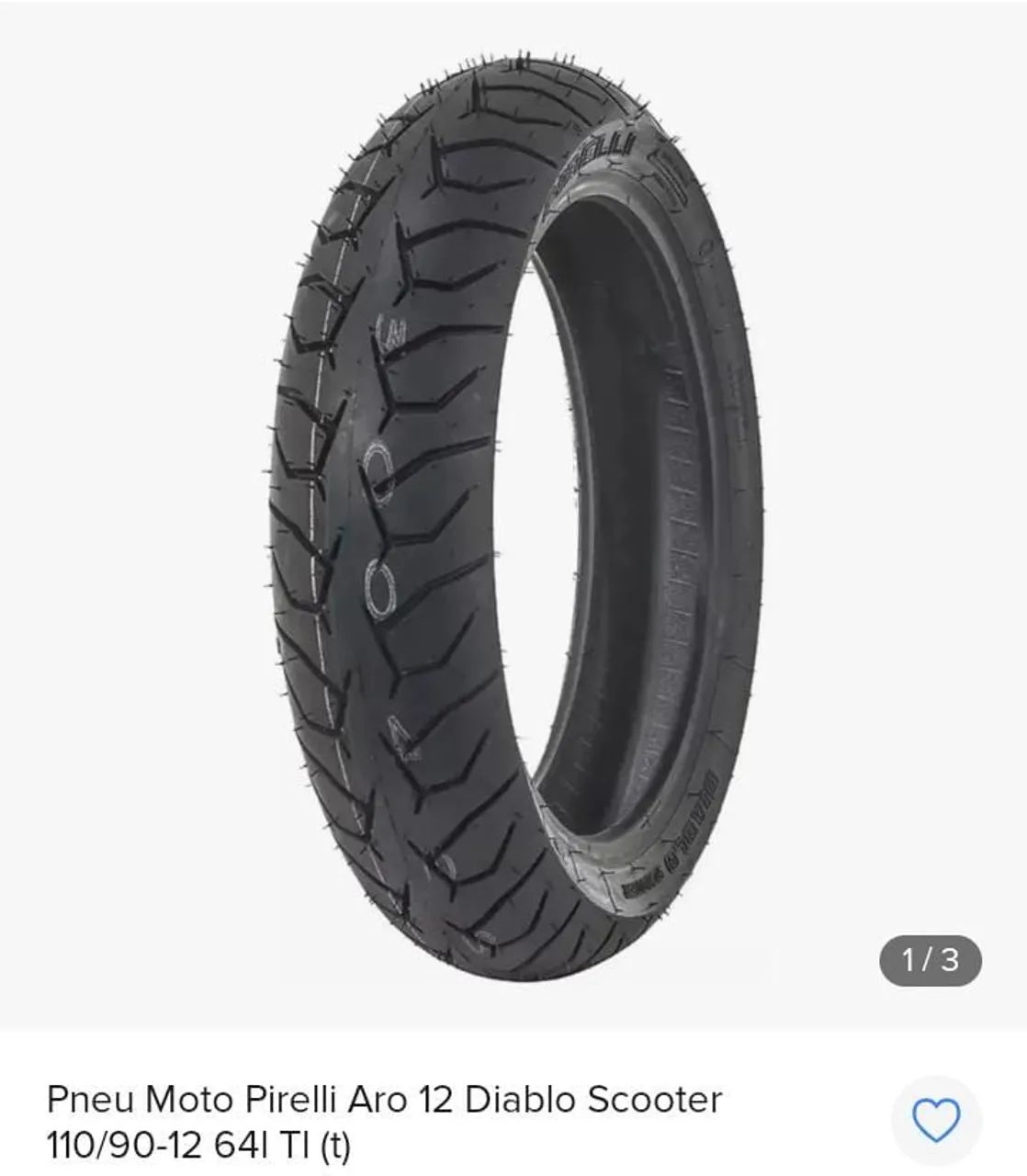 PNEU Novo<br>Pirelli diabo scooter<br>Pirelli diabo scooter - Foto 2