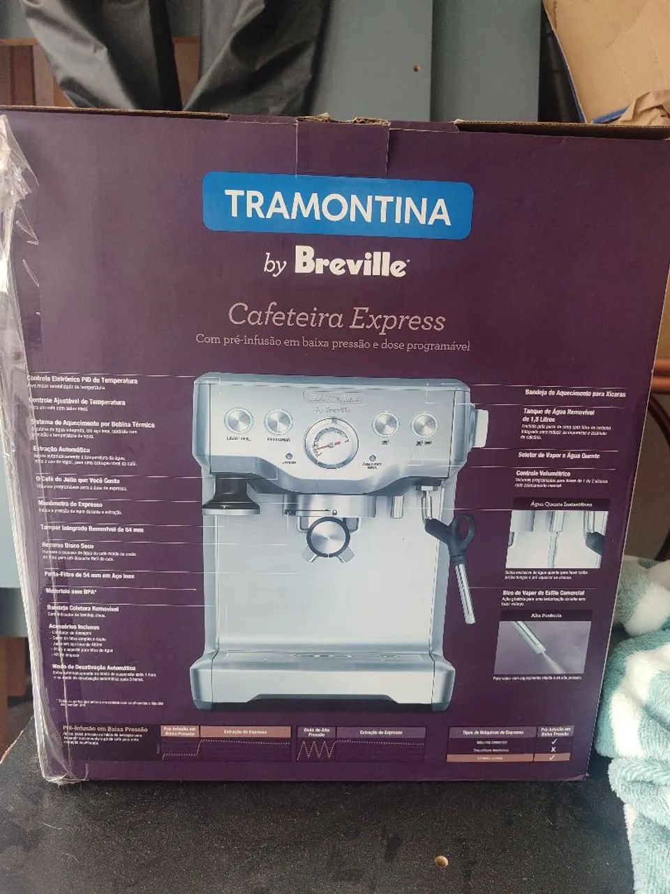 Cafeteira Tramontina By Breville Express Inox  - Foto 5