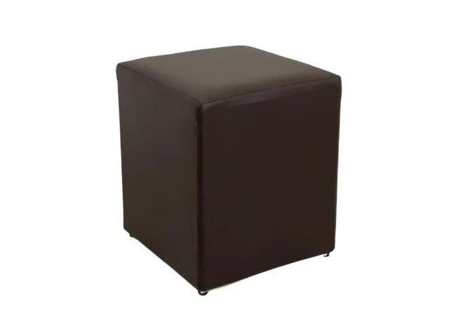 puff quadrado suede veludo 