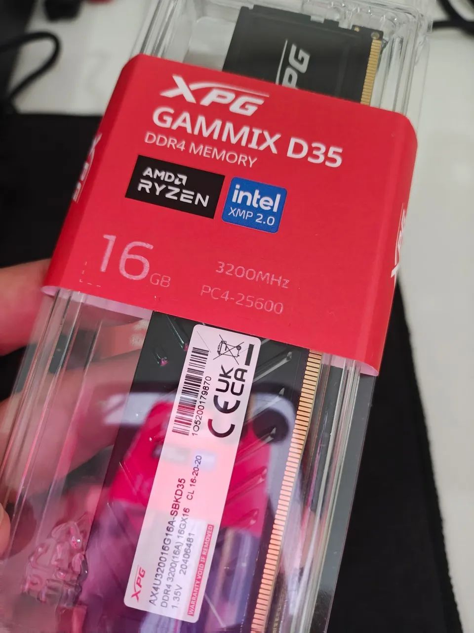 Memória XPG Gammix D35 16 GB DDR4 
