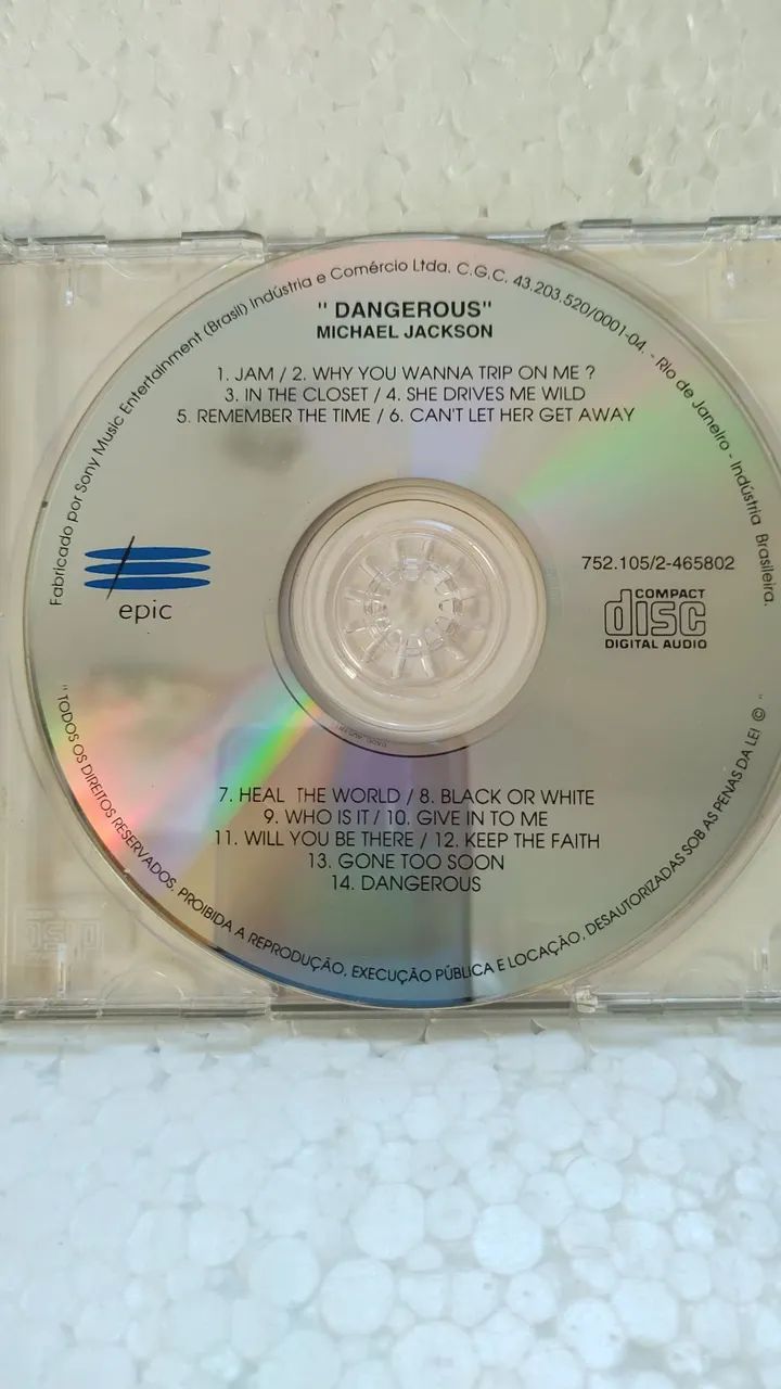 CD. Michael Jackson  - Dangerous - Foto 3